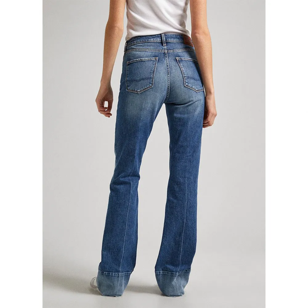 Blugi Pepe Jeans Skinny Fit Flare UHW Fade - imagine 3