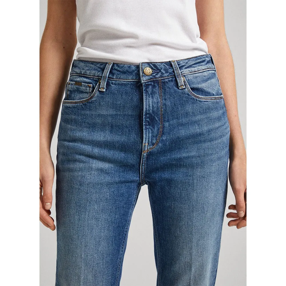 Blugi Pepe Jeans Skinny Fit Flare UHW Fade - imagine 4