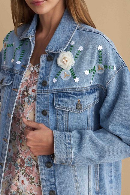 Geacă denim Attrattivo - imagine 2