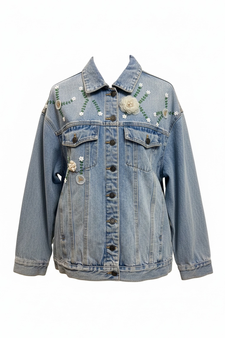 Geacă denim Attrattivo