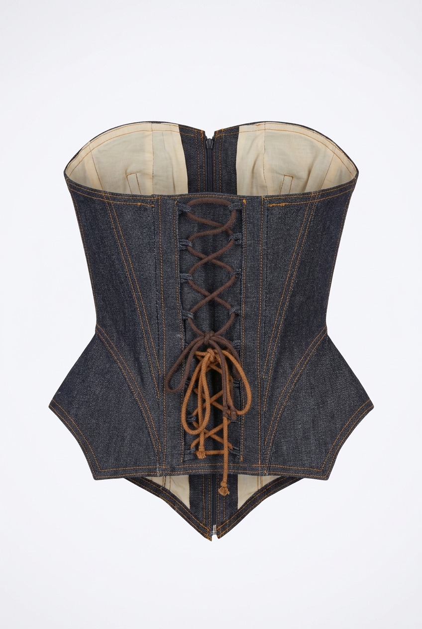 Corset Garage Denim - imagine 2