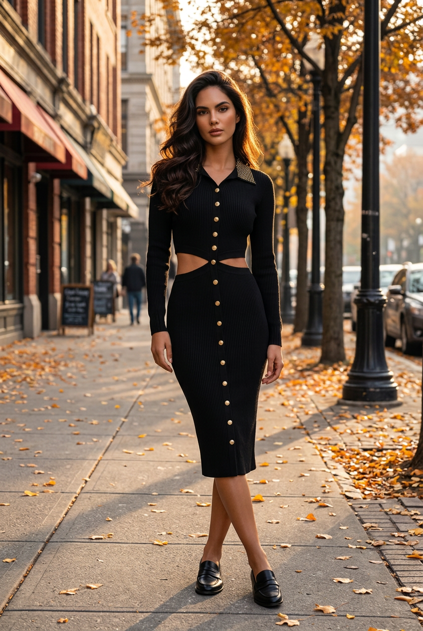 Rochie tricotată Elisabetta Franchi - imagine 2