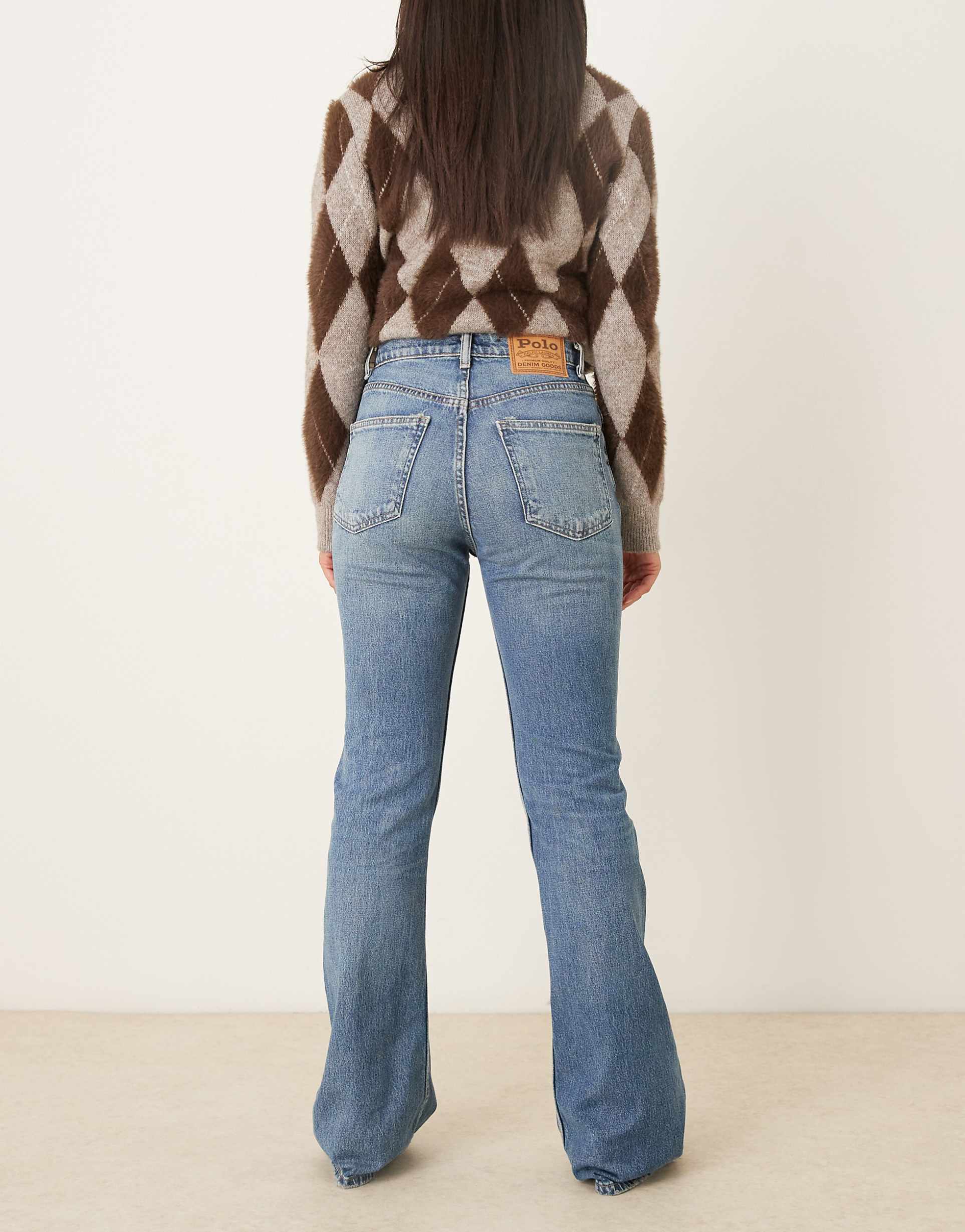 Blugi Polo Ralph Lauren Boot Cut - imagine 2