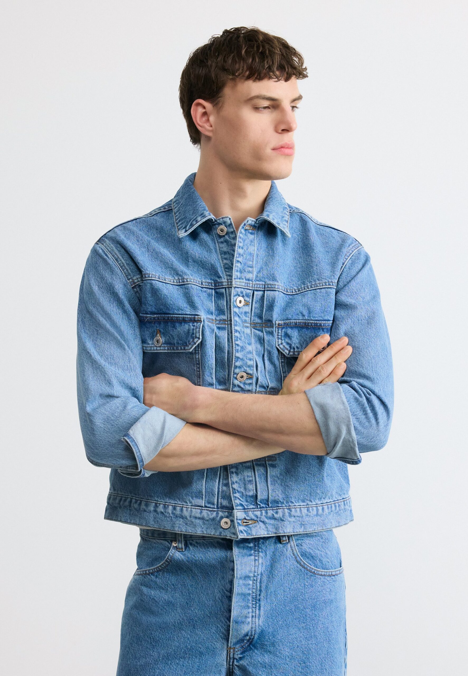 Geacă denim Mads Noorgard Copenhagen Arizona - imagine 2