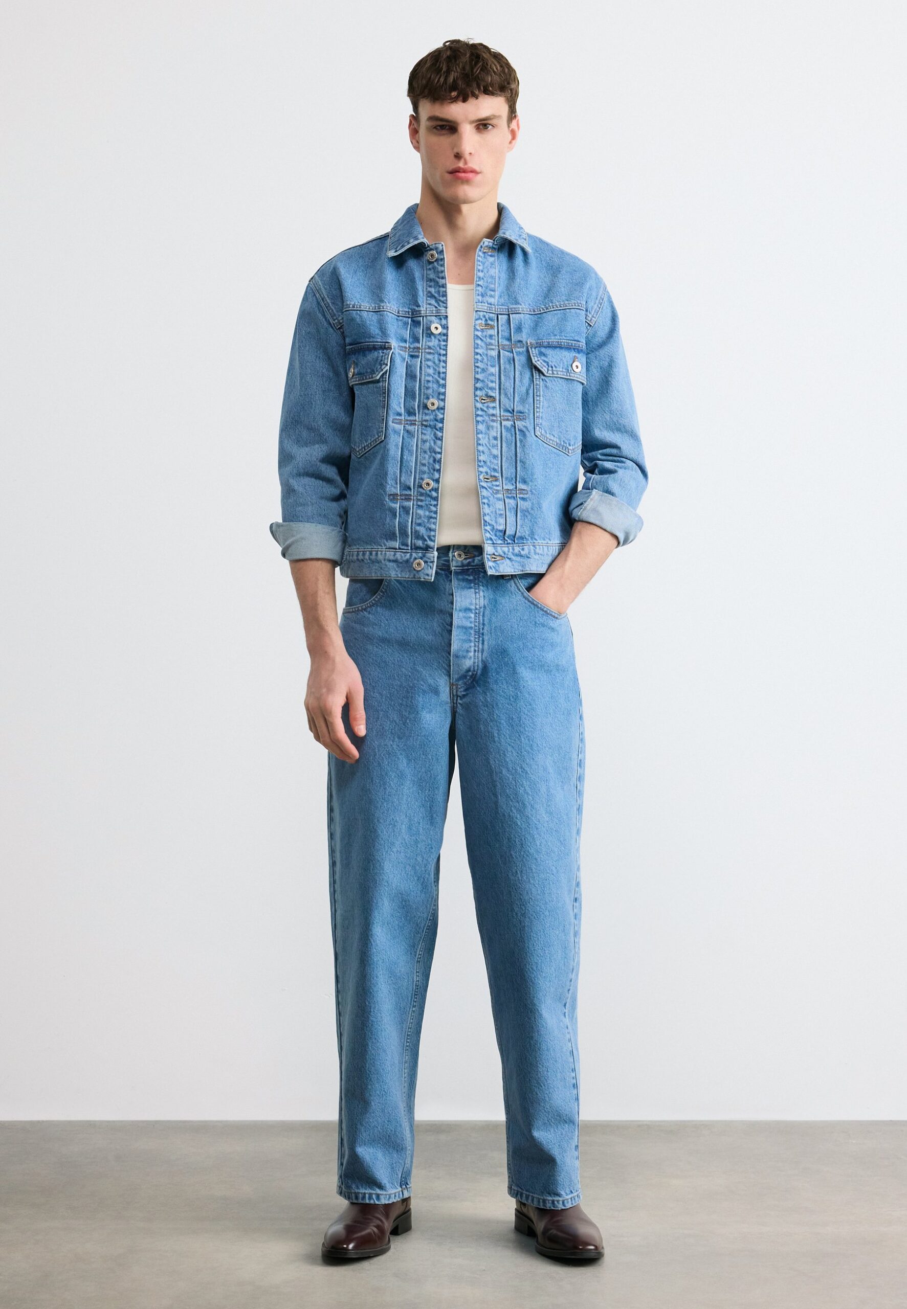 Geacă denim Mads Noorgard Copenhagen Arizona - imagine 3