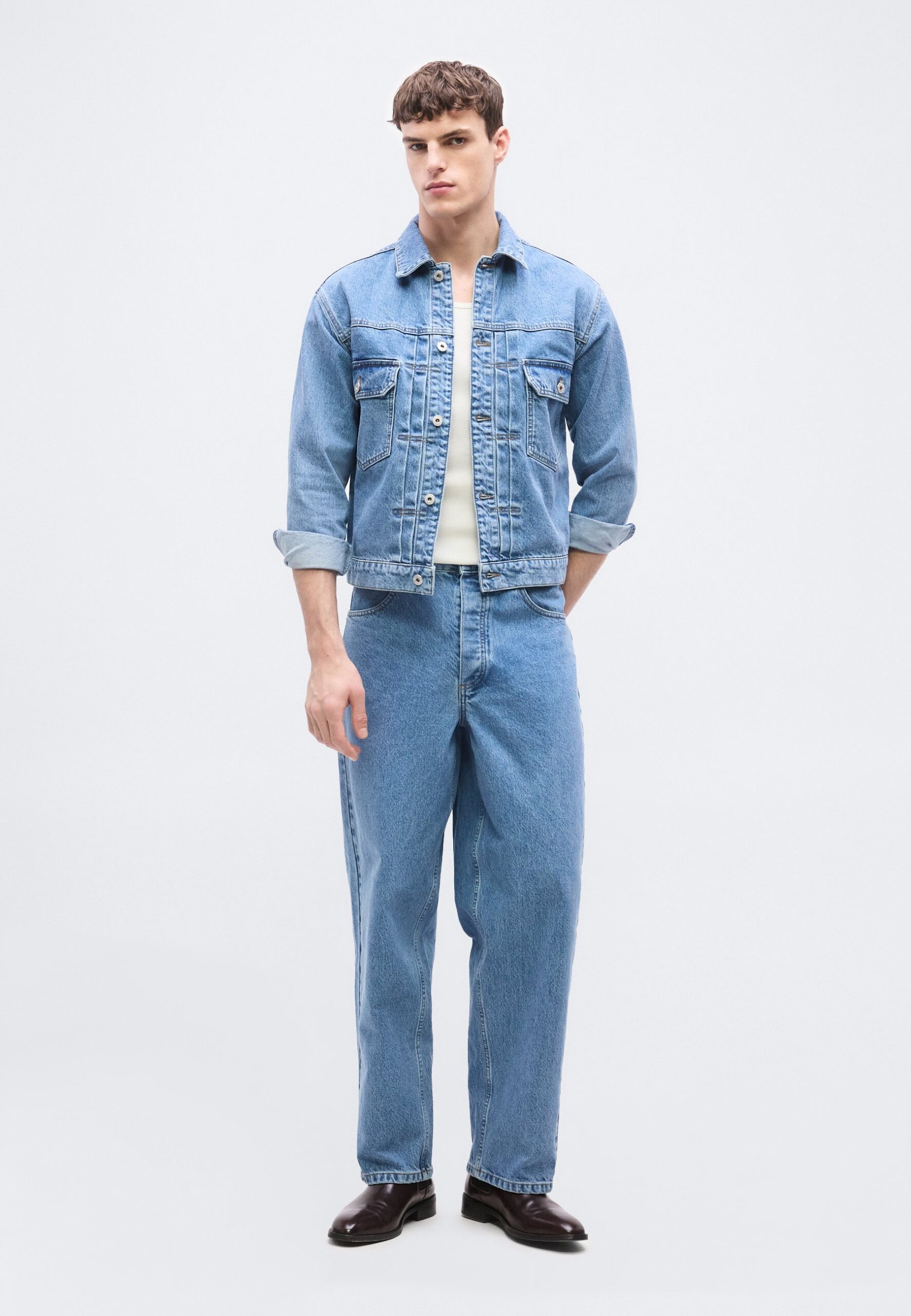 Geacă denim Mads Noorgard Copenhagen Arizona - imagine 4
