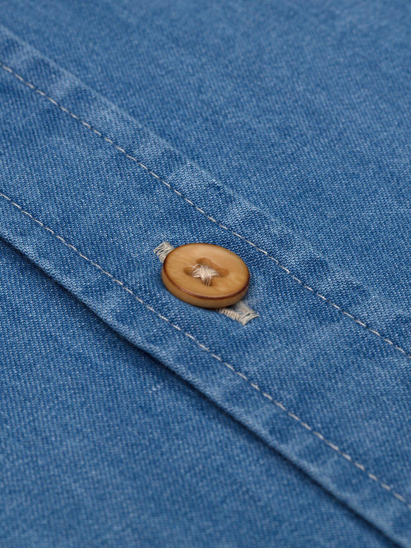 Camasa Cafe Coton Denim - imagine 2
