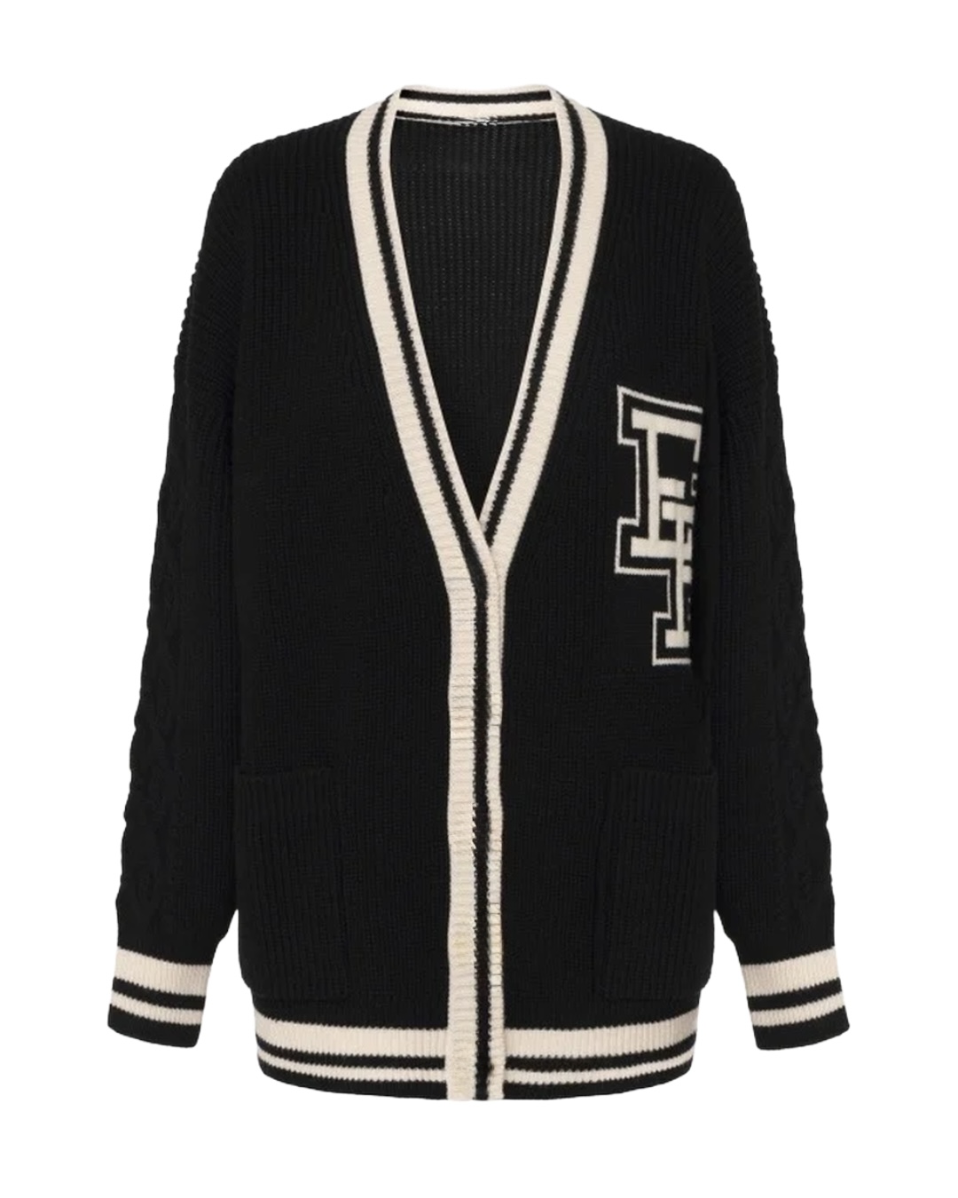 Cardigan supradimensionat Elisabetta Franchi