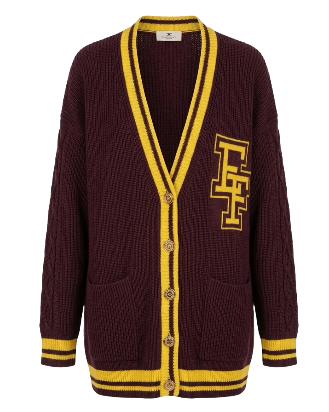 Cardigan supradimensionat Elisabetta Franchi