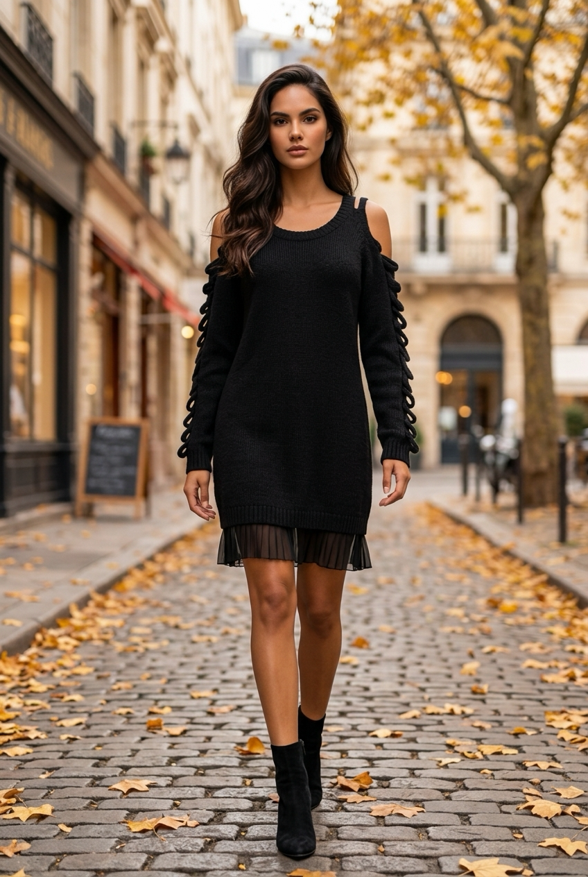 Rochie tricotată Lovers & Friends - imagine 2