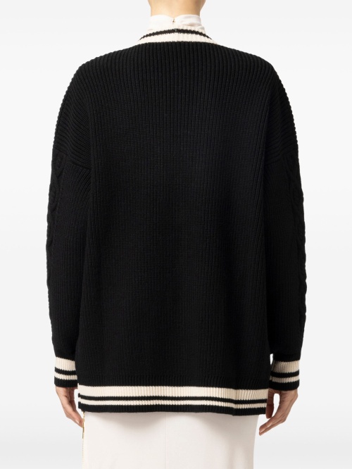 Cardigan supradimensionat Elisabetta Franchi - imagine 3